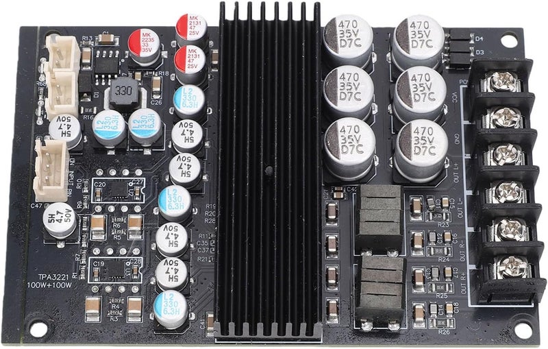 Luocute Power Amplifier Board Kit, 200W Mono 100W Stereo Hi Fi with Enhanced Bass and Pure Sound Quality, Stereo Hi Fi Audio Amplifier for Audio and Professional Sound Systems - Image 4