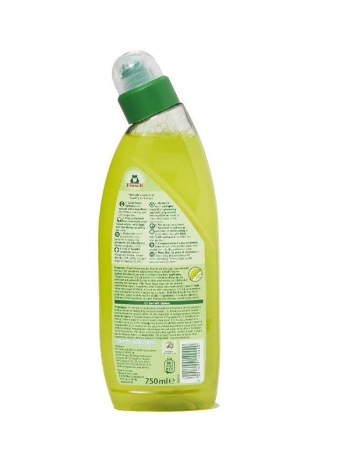 Frosch Lemon Toilet Bowl Cleaner, 750 ml - Image 2