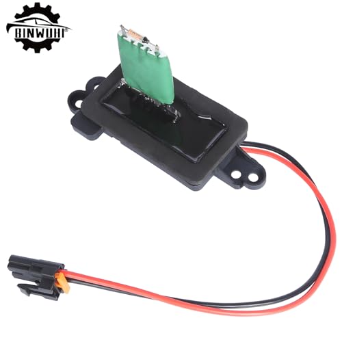 BINWUHI HVAC Blower Motor Resistor Kit with Harness Compatible with The Following Models: 2003-2006 Chevy Silverado Tahoe Suburban Avalanche GMC Sierra Yukon Cadillac Escalade, Replaces 89019088 - Image 2