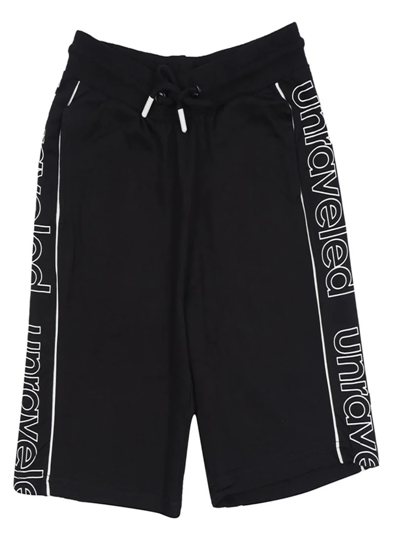 URBASY Urbasy Boys/Teens Black Shorts