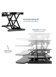 Cool Baby Standing Desk Converter 32inch Height Adjustable Removable Desk  - Image 4