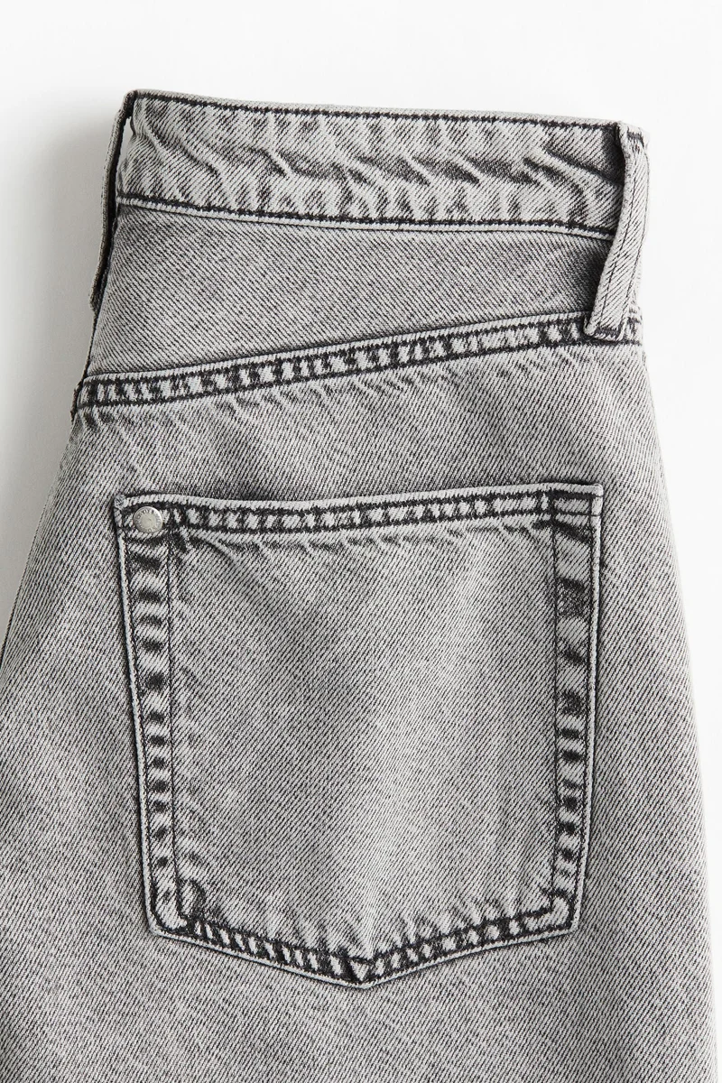 H&M Petite Length Feather Soft Wide Ultra High Jeans