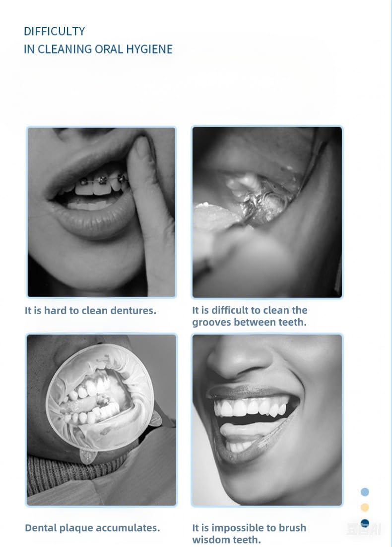 Inralimot Unique End Tuft Toothbrush, Small - Head Orthodontic Brush - Ultra Soft for Precise Braces, Implants & Teeth Cleaning - Image 4