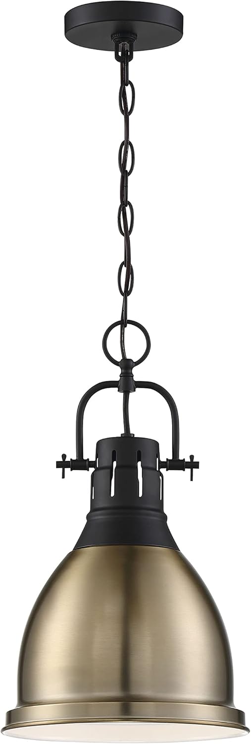 NUVO 606753 Watson 1 Light Pendant FixtureMatte Black - Image 1