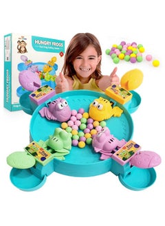 Manos Hungry Frog| Indoor & Outdoor Game for Kids|Family Board Game|Frog Activity Toys for Kids |Fun Interactive 4 Player Frog Eat Beans Game|Made in India,Multicolor  - Image 4