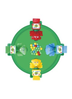 Manos Hungry Frog| Indoor & Outdoor Game for Kids|Family Board Game|Frog Activity Toys for Kids |Fun Interactive 4 Player Frog Eat Beans Game|Made in India,Multicolor  - Image 1
