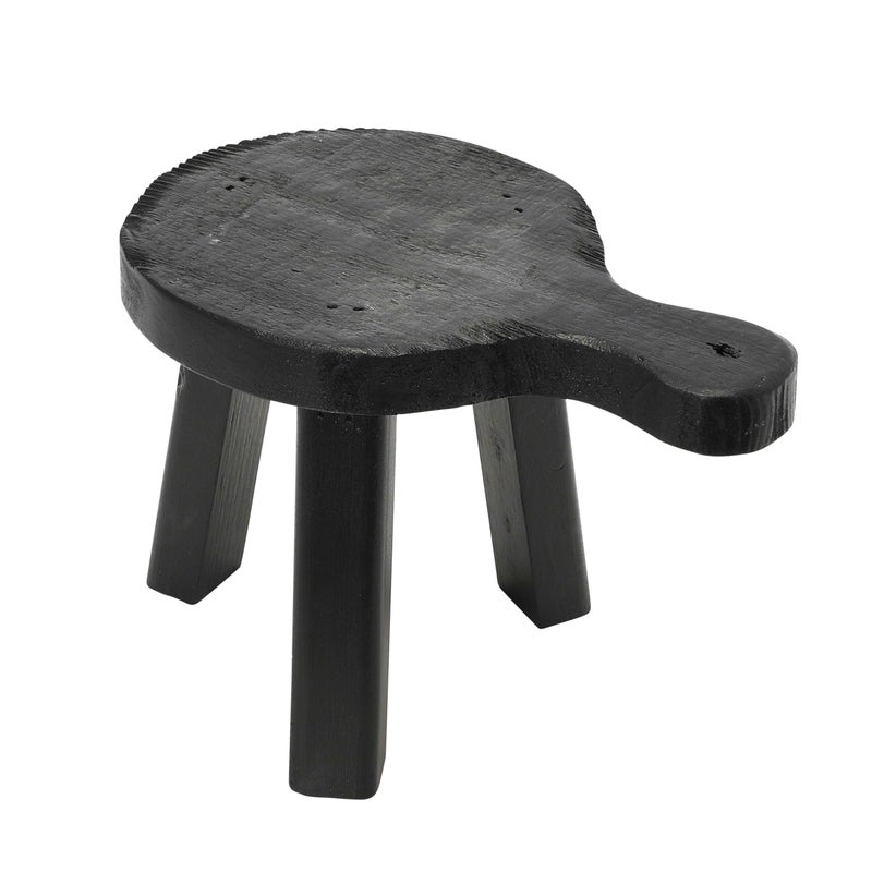 Creative Co-Op Decorative Wood Pedestal, Black - Image 3