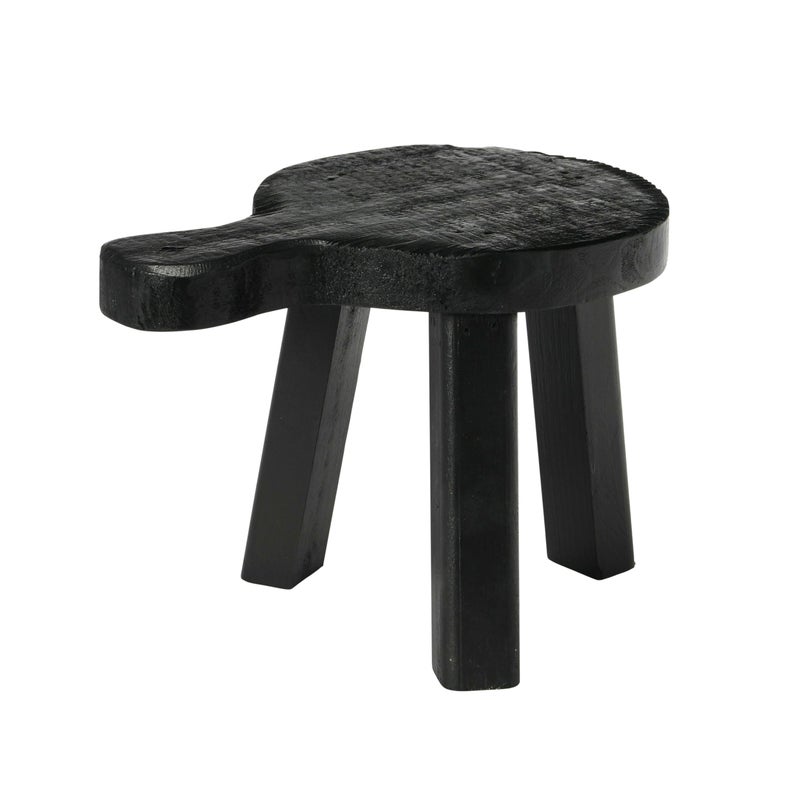 Creative Co-Op Decorative Wood Pedestal, Black - Image 1