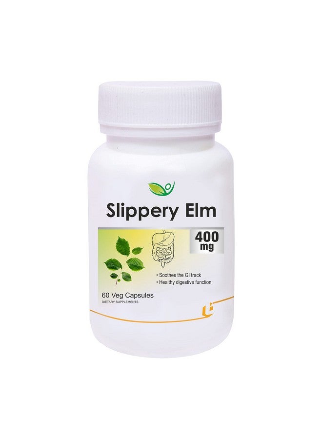 Biotrex Nutraceuticals Slippery Elm 400mg 60 Pack of 3 Veg Capsules, Dietary supplement, nutritional supplement, multivitamins, vitamin for men, women and adults, health supplements. - Image 2