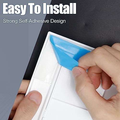 Flamorrow Access Panel for Drywall, Plumbing Access Door, 6" x 6" Self Adhesive Wall Hole Cover with Air Vent Hole, Durable Plastic Access Panels for Drywall, Ceiling - Image 3