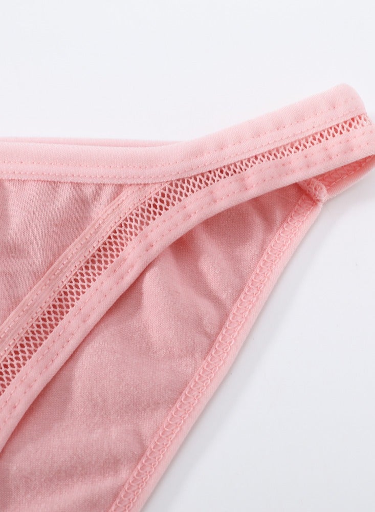 Zeemey Zeemey 6-Piece Cotton Bikini Breathable Panties Low Waist Fashionable Ladies Panties - Image 3