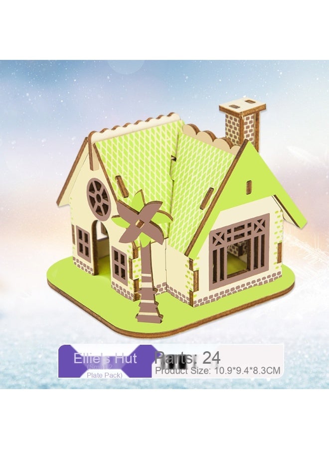 ألعاب تركيب ثلاثية الأبعاد من الخشب للأطفال