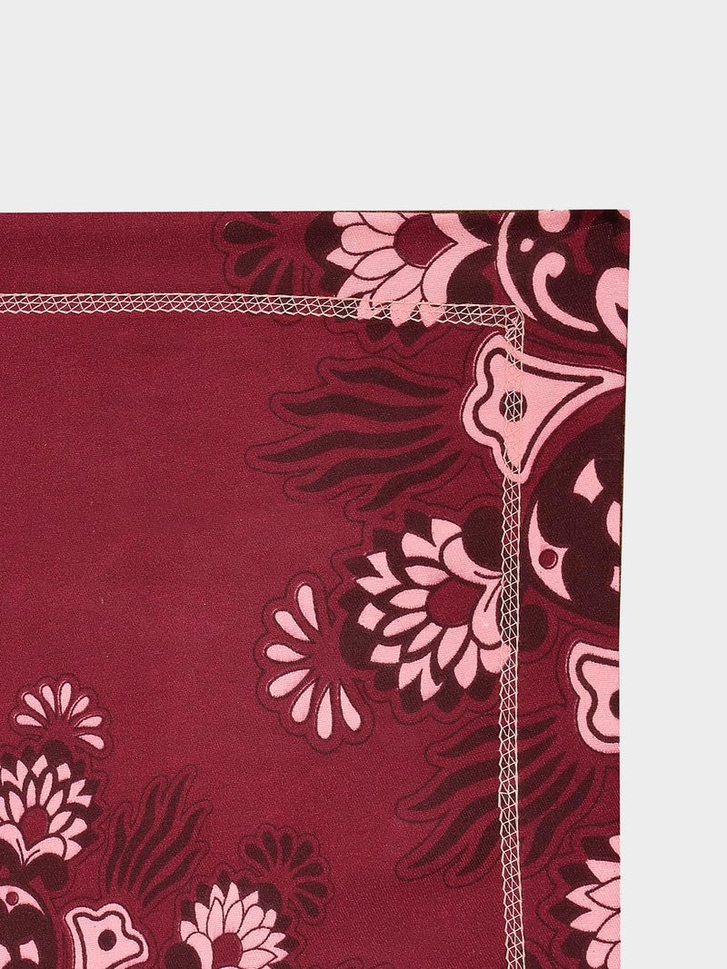 RRB TEXTILE Floral Design Zig Zag Stitching King Size Set of 2 Glace Cotton Pillow Covers/Pillow Case-20 x 30 Inches, 50 cm x 75 cm - Image 4