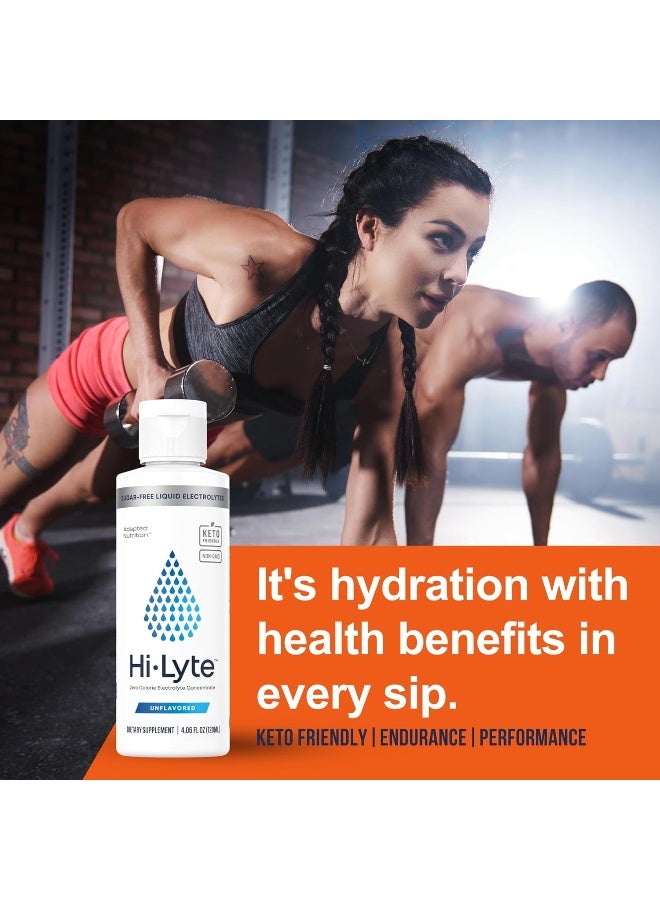 Hi-Lyte Zero Calorie Electrolyte Concentrate Unflavored Dietary Supplement 120Ml - Image 5