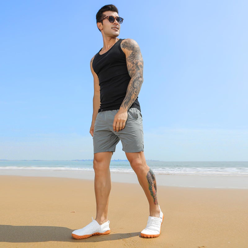 MCRONJI Barefoot Water Shoes, Minimalist Running Sneakers, Beach Outdoor Shoes, Men and Women White - Image 5