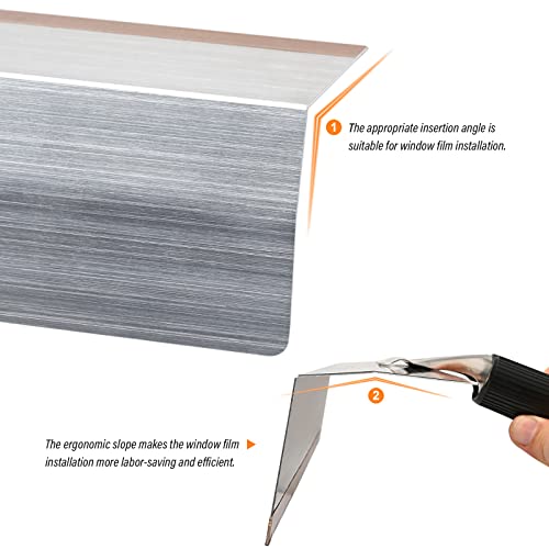 Gomake Tint Pro Loader Window Tint Film Install Tool Car Wrapping Tool Top and Bottom Speed Loader Window Tint Glass Protection Vinyl Wrap Installing Aid Tool (13 inch) - Image 4