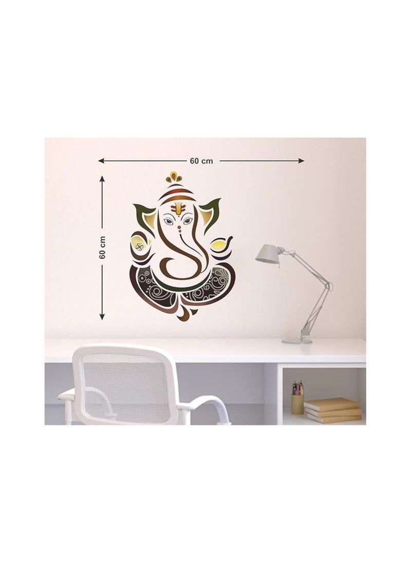 Decals Design Decals Design Wall Sticker 'Modern Elegant Ganesha God For Pooja Room'  - Image 2