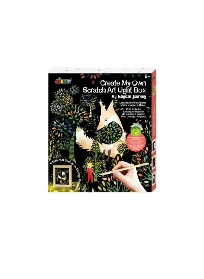 Avenir Egl Ave Create My Own Scratch Art Light Box-My Magical Journey