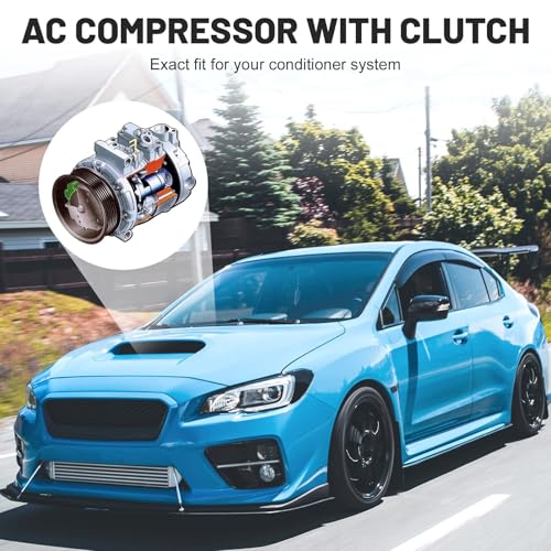 ILONPA New AC Air Condition Compressor with Clutch for 2007-2012 Chevy Malibu 2.2L 2.4L, 2005-2010 Chevy Cobalt HHR 2.0L 2.2L 2.4L, 2002-2005 Chevy Cavalier Pontiac Sunfire, 2007-2010 Pontiac G6 - Image 2