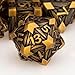 ORIFANTOU 7PCS Metal DND Dice Set with Box Debris RPG Red D and D Dice for use with DD Tabletop Games Role Playing Game Polyhedral Dice Set D20 D12 D10 D8 D6 D4 - Image 2