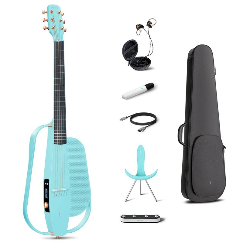 Enya NEXG2/BU/BC NEXG 2 Smart Audio Loop Guitar - Blue - Image 1