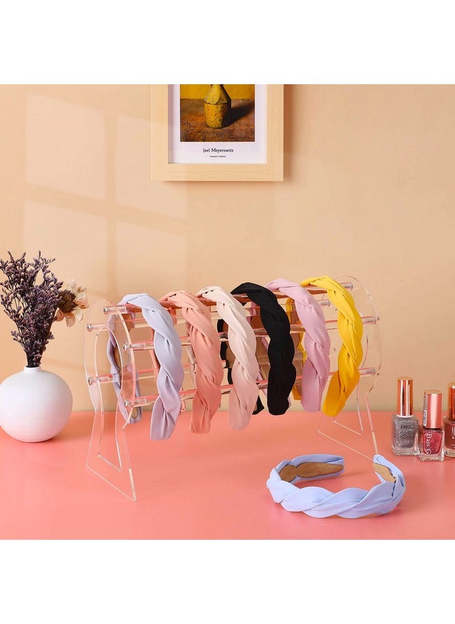 Suneerplay - Suneerplay Headband Holder, Clear Headband Organizer, Acrylic Hair Hoop Display Stand, Hairband Rack Holder, Headband Storage Holder for Women and Girls - Image 1