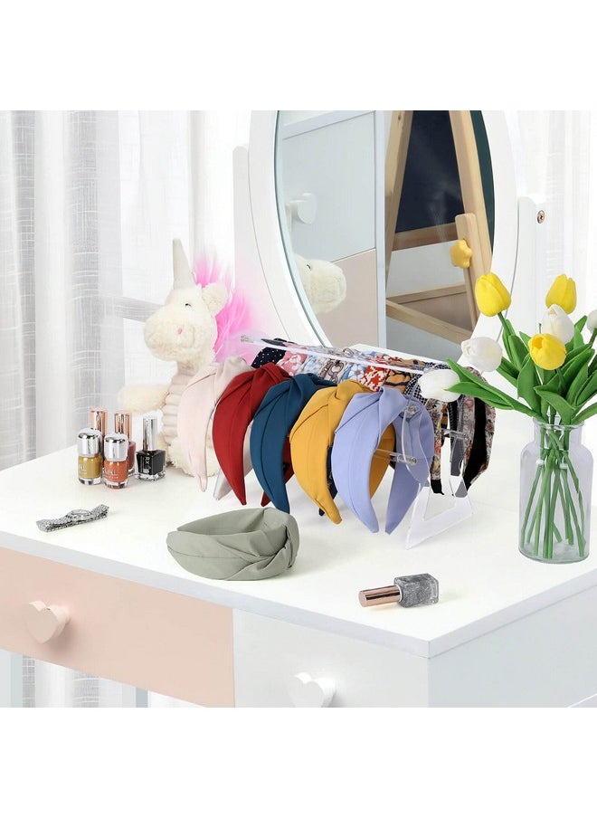 Suneerplay - Suneerplay Headband Holder, Clear Headband Organizer, Acrylic Hair Hoop Display Stand, Hairband Rack Holder, Headband Storage Holder for Women and Girls - Image 1