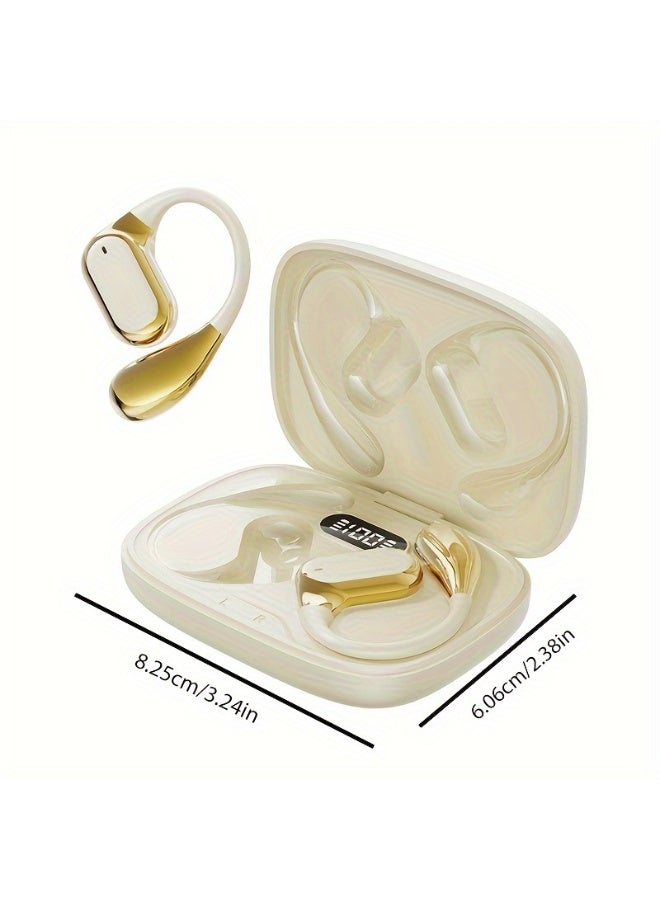 True Wireless on-Ear Music Headset Gaming Earbuds Video TWS HIFI Bass 9D Stereo HD Calling Earphones for Android for iPhone Cellphone Sports Earpieces Smart Headphones - Image 2