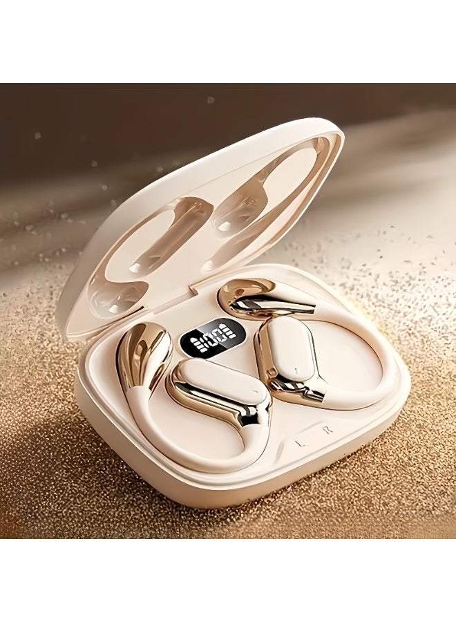 True Wireless on-Ear Music Headset Gaming Earbuds Video TWS HIFI Bass 9D Stereo HD Calling Earphones for Android for iPhone Cellphone Sports Earpieces Smart Headphones - Image 1