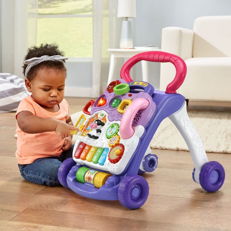vtech عربة التعلم القابلة للوقوف من VTech (تغليف خالٍ من الإحباط)، لافندر - Image 5
