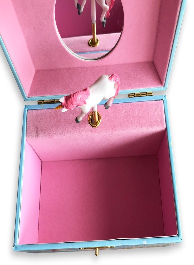 BinkeGG Play [ You Are My Sunshine ] (60 Tunes Option) Children Jewelry Box Unicorn Jewelry Music Box for Girls Jewelry Storage Box with Sankyo Musical Movement - Image 2