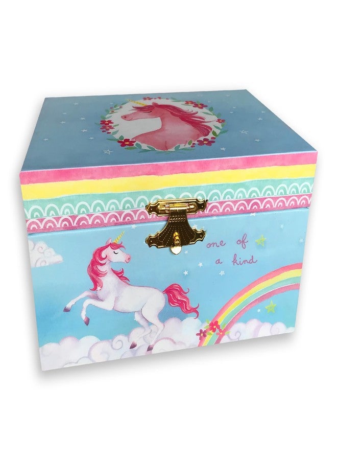 BinkeGG Play [ You Are My Sunshine ] (60 Tunes Option) Children Jewelry Box Unicorn Jewelry Music Box for Girls Jewelry Storage Box with Sankyo Musical Movement - Image 3