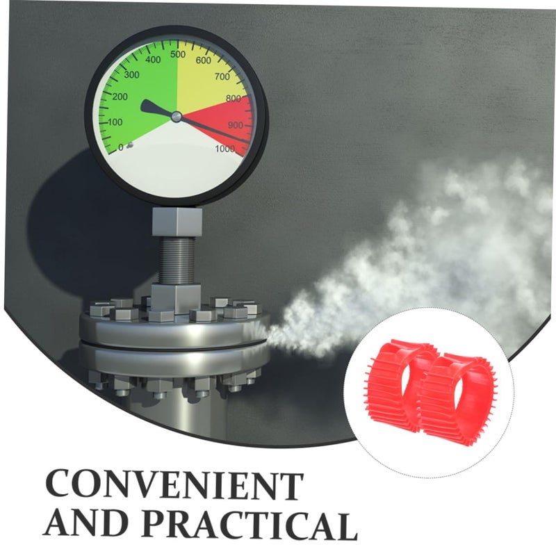 مقياس الأسيتيلين الأكسجين واقي مقاوم للصدمات سهل التركيب غطاء معدات الغاز - Image 4