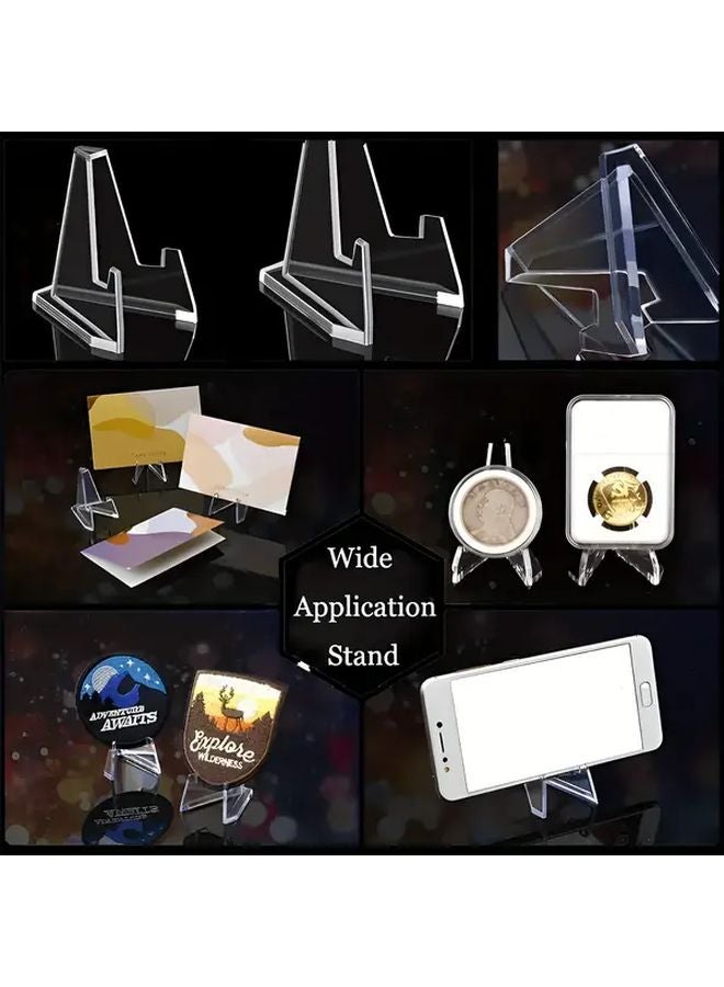 3pcs Acrylic Display Stand For Collectibles Artworks Photos Business Cards Paintings - Image 4