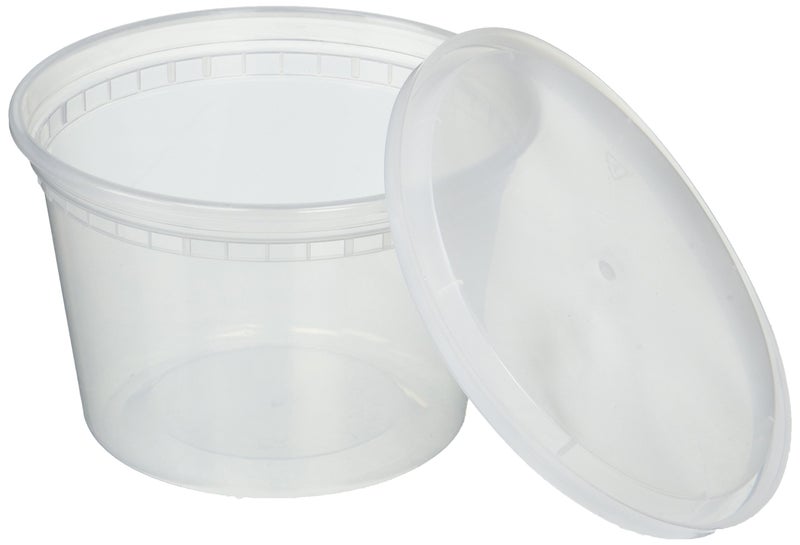 YW Deli Food Storage Containers with Lids, 16 Ounce (48 Count) - Image 2