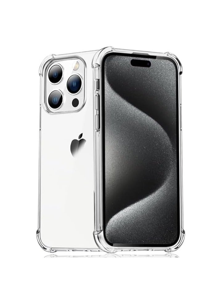 MIGOFAST Case for IPhone 16Pro Cover Anti Shock  Air Cushion Back Hard Shockproof Anti-Scratch Protective Bumper Shell Corner for 16Pro Clear Case - Image 1