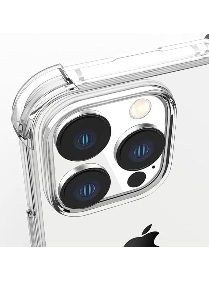 MIGOFAST Case for IPhone 16Pro Cover Anti Shock  Air Cushion Back Hard Shockproof Anti-Scratch Protective Bumper Shell Corner for 16Pro Clear Case - Image 5