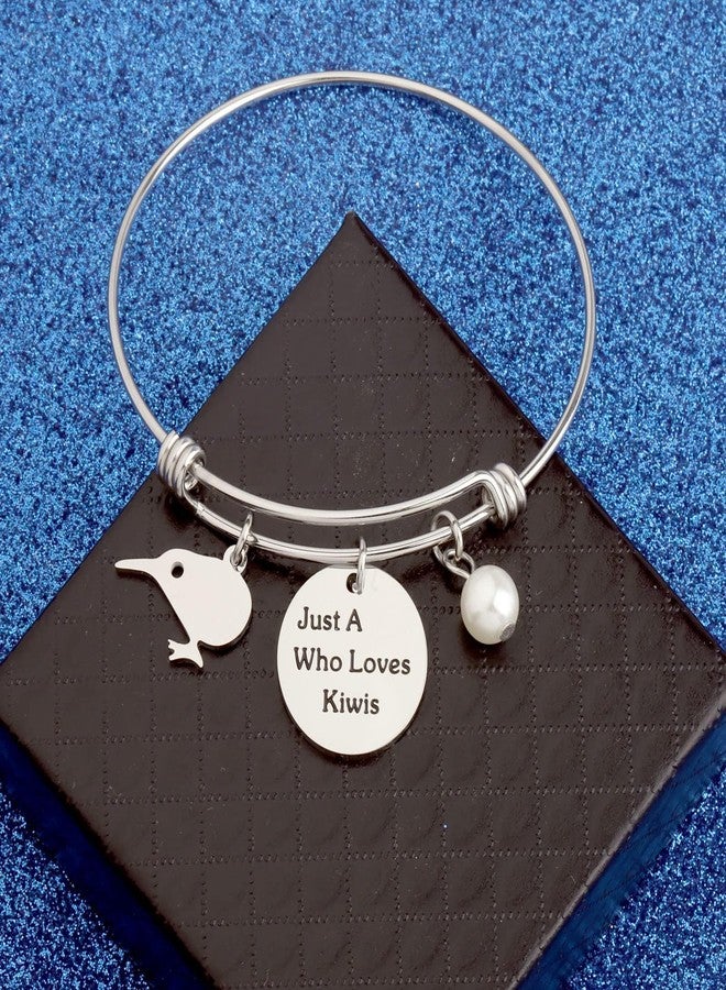 WUSUANED Kiwis Birds Bracelet Just A G Who Loves Kiwis Animal Kiwi Charm Jewelry Birds Lover Gift - Image 5