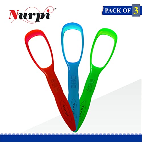 nurpi plastic tongue cleaner for new generation pack of 3 - Image 2