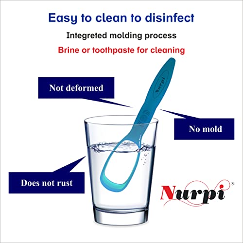 nurpi plastic tongue cleaner for new generation pack of 3 - Image 4