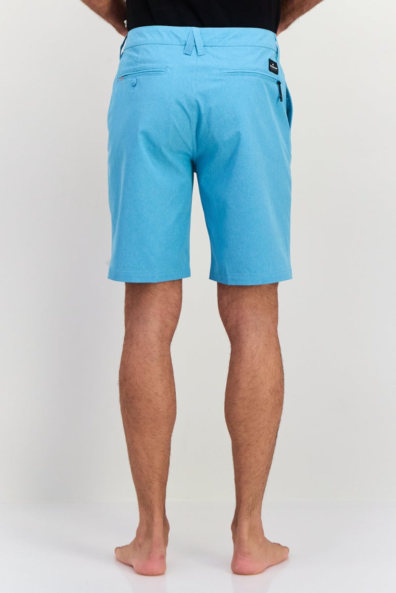 QUIKSILVER Men Regular Fit Heather Beachwear Shorts, Light Blue - Image 3