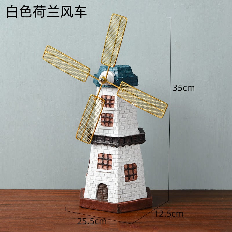 Generic Vintage Resin Decor Miniature Props Camera Phonograph Windmill 154