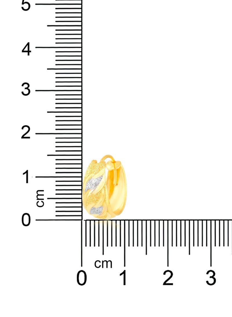 BAFLEH JEWELLERY Stunning 22kt Gold Bali Earrings for a Glamorous Look - Image 3