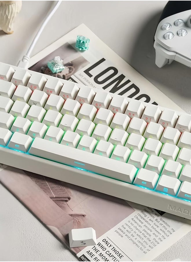 MADLIONS MAD60 HE RGB Magnetic Switch Keyboard, Wireless/Bluetooth/USB RGB Backlit Soundproofing Foam,60% Magnetic Switch Hall Effect Adjustable, for PC Mac Win  - Image 2