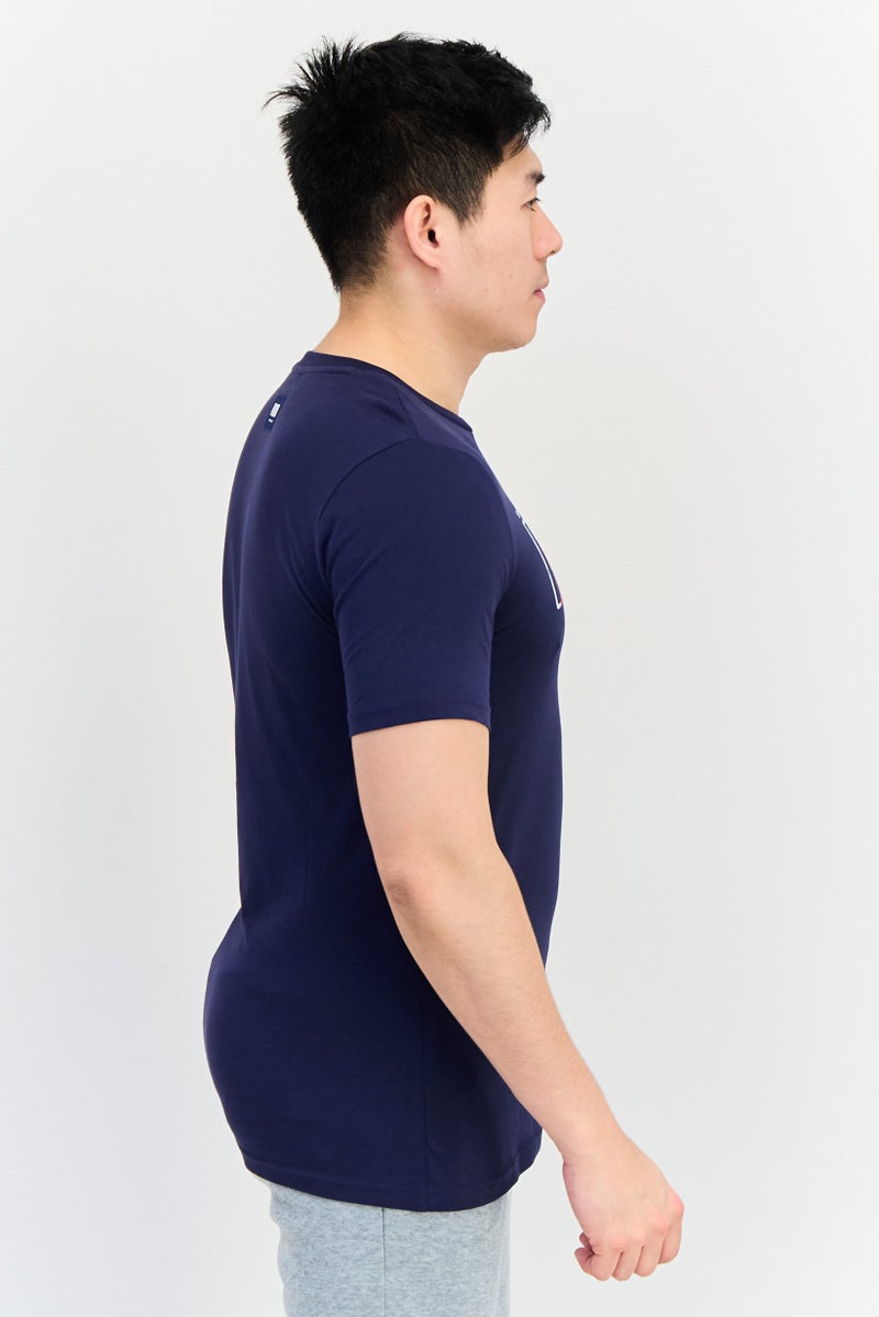PUMA Men Sportswear Fit Short Sleeve Outdoor T-Shirt, Navy - Image 4