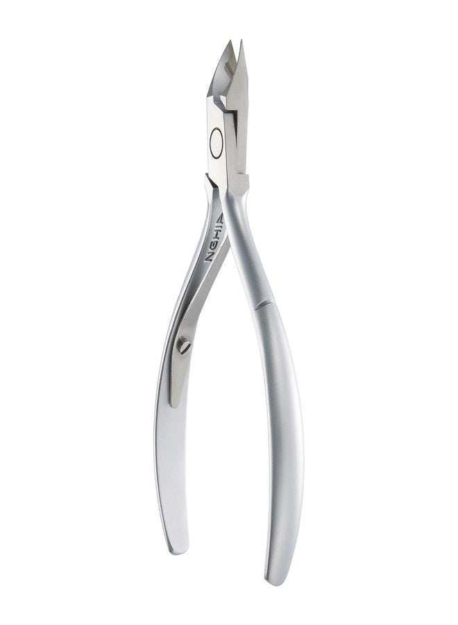 NGHIA Stainless Steel Nail Nipper - M-01, Precision Acrylic Nipper with Grey Plated Jaw, Curve Handle, and Single Spring - Image 4