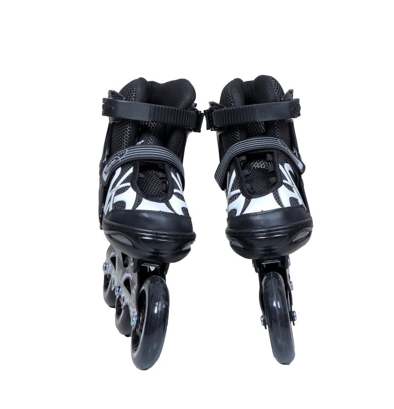 Lefan 100mm 3 Wheel Adjustable Inline Skates for Kids to Adults, Triskates for Children, Skating Shoes- Roller Skate Shoes, PU Speedy Wheels with ABEC-7 Bearings - Image 3