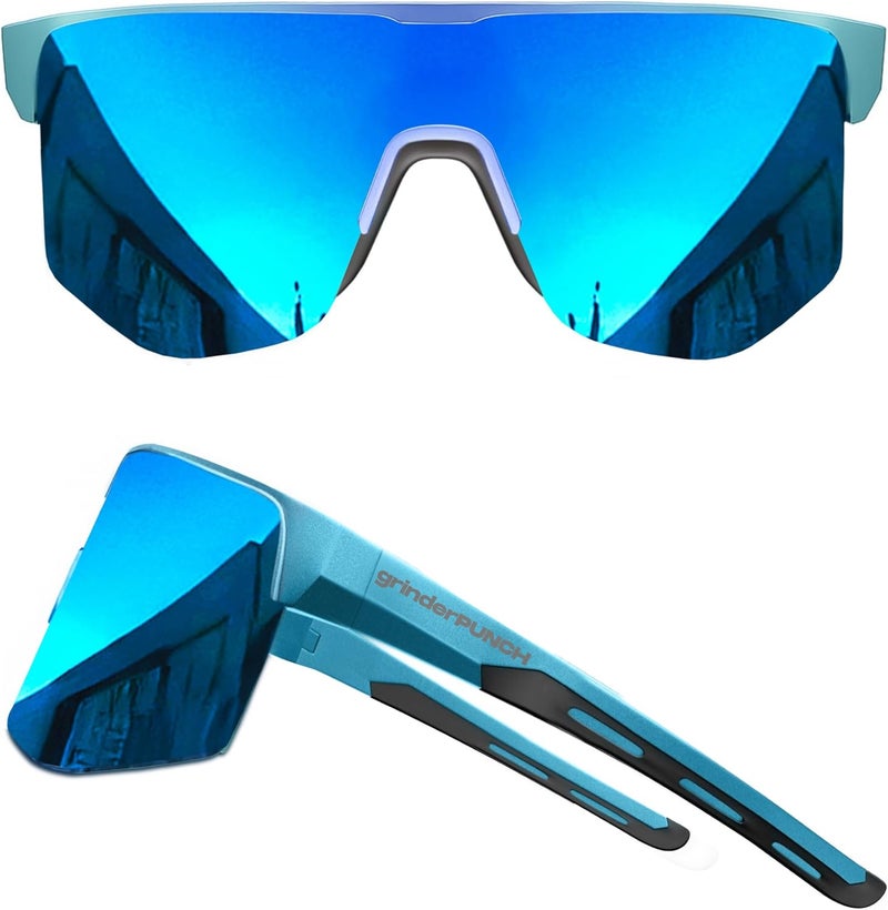grinderPUNCH Running Baseball Sunglasses for Men Women Sports Cycling Glasses Softball Sunglasses UV400 Protection - Image 1