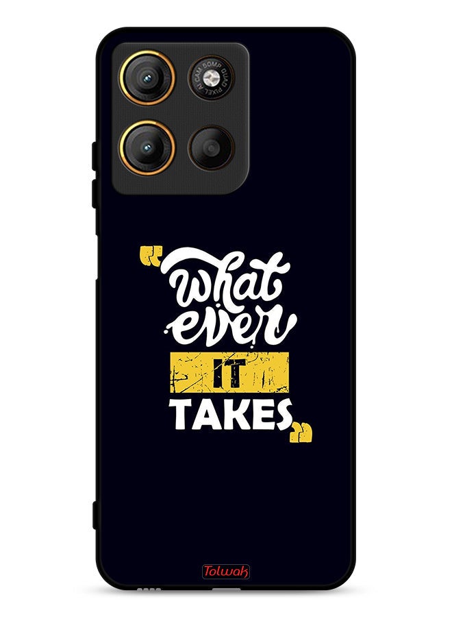 Tolwak Motorola Moto G15 Protective Case Cover Whatever It Takes