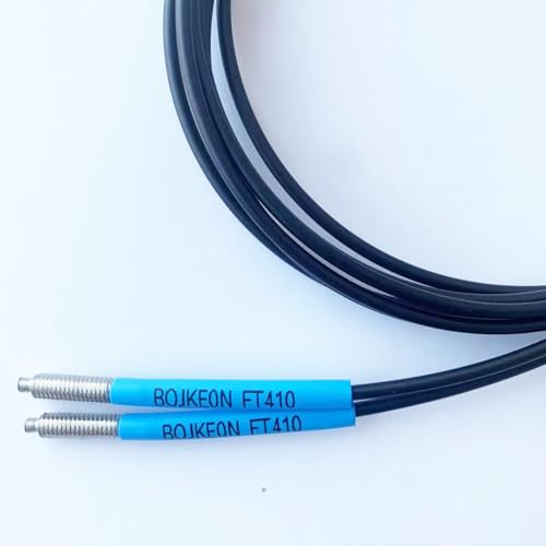 BOJKEON FT410 Fiber Optic Sensor,Through-Beam Reflection Fiber Optic,1m Line Length,M4 Sensor Probe Through-Beam Reflection Optical Sensor - Image 4